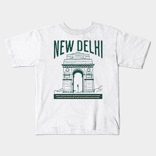 New Delhi - India Kids T-Shirt